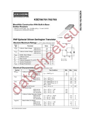 KSE700S datasheet  